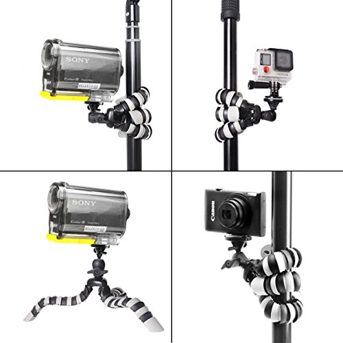 Fantaseal Mini Tr  pied Flexible  Tr  pied Smartphone  Tr  pied Multifonctionnel  Tr  pied pour iPhoneX  Samsung S9  Huawei  Gopro Tr  pied pour 1 4  Vis DSLR Cam  ra Nikon Canon Pentax Sony Olympus GoPro Hero5 4 3  Session etc 