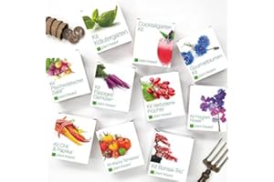 Plant Theatre Forbidden Fruit Kit - Grow Your Own Garden Kits for Women, Men & Kids - 5 Types of Fruit Seeds with Pots, Peat Blocks and Planting Markers