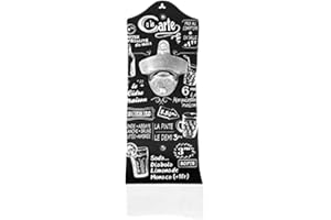 Bistrot kv7099 Abrebotellas Pared Madera, 11,2 x 7,1 x 30,6 cm, Colores Aleatorios