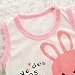 For 9-36Months ,Clode® 1Set Baby Children Clothing Set Shirt+Pants Undershirt Shorts Kids Pajama Set (12-20Months, Pink)