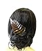Produktbild Groß, Grün Braun Bracken Farnblatt Haar Pin Bronze Künstliche Brautschmuck Boho 1427 Stil der Zwanzigerjahre