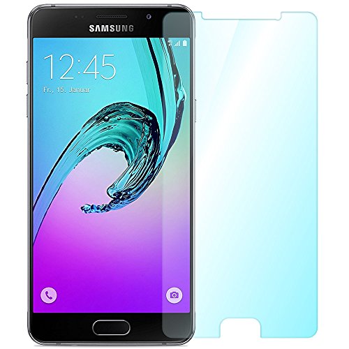 Samsung Galaxy A5 A510 (2016) Echt Glas Folie 2x Displayglas Echtglasfolie Schutzglas für Display extrem kratzfest 9H bruchsicheres Panzerglas selbstklebend tempered Glass Screen Protector perfekter Schutz Displayschutzfolie von UC-Express - 5