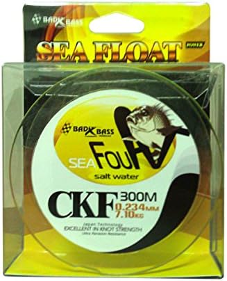 Line Surfcasting Bad Bass CKF 300 mt 0.261 mm 8,590 kg – Yellow