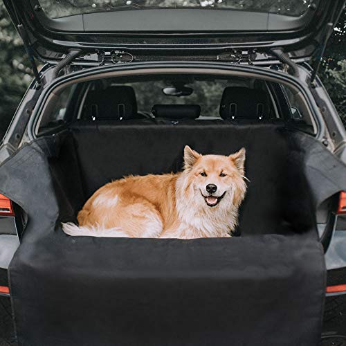 Preisvergleich Produktbild Kharic Kofferaumschutz für Hunde mit Seitenschutz - Universelle Auto Kofferraum Hundedecke Inklusive Ladekantenschutz - Kleinwagen, SUV und Kombi Kofferraumdecke - Wasserdichte Kofferraumschutzdecke
