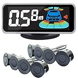 Erkennungsbereich des vorderen Sensors: 0,98 bis 3,28 Fuß Erkennungsbereich des hinteren Sensors: 0,98 bis 7,54 Fuß