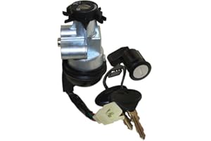 CITOMERX Roller Château, serrure d'allumage Set pour Peugeot Speedfight 50–100, AC et LC, Trekker 50, Vivacity 50, Elystar 50, TKR 50 et Sachs Squab 50