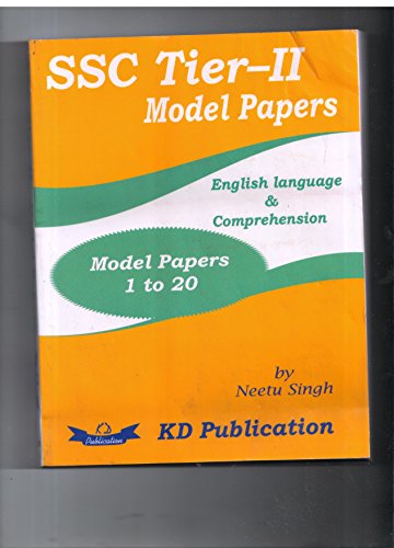 Paramount Test Series of English Language & Comprehension for SSC CGL (Tier-II) Mock Tests 1 to 20 (Paramount Maths for General Competitions Edition 2014)