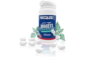 RICQLÈS RICQLES AUTO TONIC - Dragée menthe rafraîchissante - Haleine Fraîche, Mal des transports - Boite de 73g