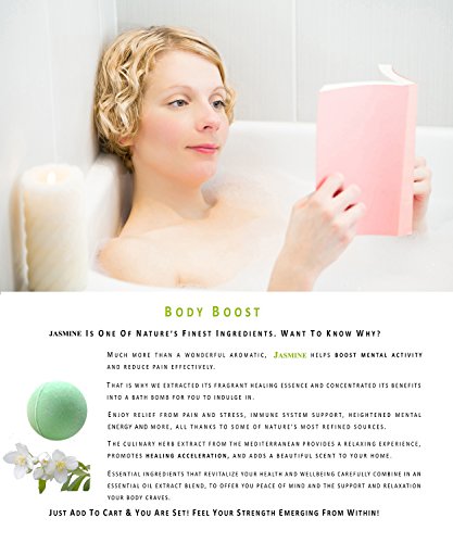 sunzeally Badekugeln Geschenk Set – 6 handgefertigt Spa Fizzies Badekugeln – lindert Schmerzen & befeuchtet trockene Haut - 2