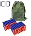 Produktbild Nerf Darts weicher Schaumstoff Nerf Bullets 100 PCS Nachfüllpack für Nerf N-Strike Elite Series Blaster Toy Gun – Blau mit Aufbewahrungstasche