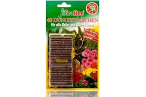 Lot de 40 bâtons d'engrais floraline 400810 - Pour toutes les plantes vertes et plates à fleurs (ALA32)