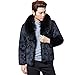 Produktbild Mode Faux Pelz Jacke Herren, DoraMe Männer Warme Dicke Strickjacke Revers Mantel Herbst Winter Parka Outwear Cardigan(Bitte wählen Sie eine größere Größe als üblich) (Schwarz, Asiatische Größe M)