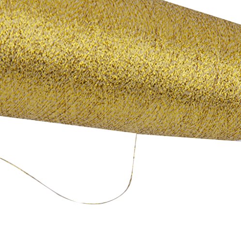 Metical Garn Nähgarn Nähgarne Stickgarn Spule Faden Spulen Garn für Handwerk 90d – Gold - 4
