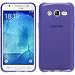 Produktbild PhoneNatic Case für Samsung Galaxy J7 Hülle Silikon lila transparent Cover Galaxy J7 Tasche + 2 Schutzfolien