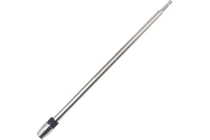 QISF 300mm Long Bit Holder, 1/4 Inch Hex Shank Quick Release Bar Socket Screwdriver Bit Extender Holder, Self-Locking Extension Drill Chuck Adapter Conversion Tool