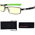Gunnar Gaming and Computer Eyewear - Emissary, Frame Colour: Onyx, Lens Tint: Amber (Blocks 65% Blue Light & 100% UV Light) - Blue Light Blocking Glasses - Patented lens - Reduce eye strain & dryness