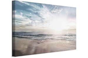 murando - Quadro acustico Mare 1 pezzo schiuma acustica Quadri Moderni Camera da Letto Matrimoniale - Stampa su Tela - Pannelli Fonoassorbenti Decorativi - Fonoassorbente Acustiche