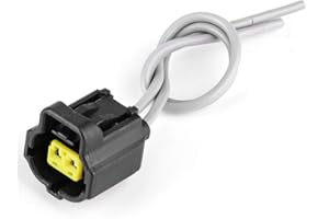 Qiilu Coolant Temperature Sensor Plug Harness Coolant Temperature Sensor Connector Plug Harness Wire #158-0421.-for for Nissan water coolant for BMW x5 2011 low coolant sensor connector for Vaux