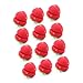 12pcs Soft Sponge Cute Strawberry Style Hair Curler Balls