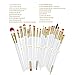 Tonsee® Professional 20 pcs Makeup Brush Set tools Make-up Toiletry Kit Wool Brand Make (White)