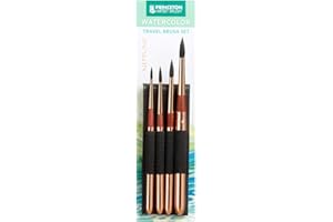 PRINCETON Neptune 4750 4-Piece Travel Round Brush Set