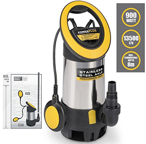 Schmutzwasserpumpe Edelstahl 900 Watt POWXG9418