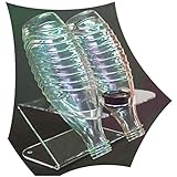 Der Halter ist für 2 Flaschen..........Pflegeleicht ! .......Rutschsicherung......... Sicherer Stand......................... Auch bei Bestückung mit nur einer Flasche.