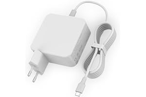 BIUBOTY 65W 61W Caricatore USB C Compatibile con MacBook Air MacBook Pro 13 14 15 16 pollici 2024 2023 2022 2021 2020, M1 M2 M3 Mac Laptop, iPad, Caricabatterie Rapido Alimentatore Portatile