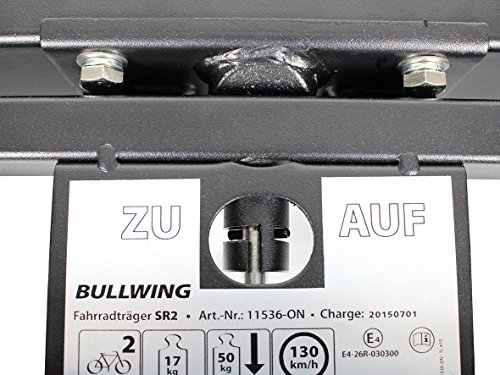 SR2 Fahrradträger für den Transport von 2 Fahrrädern, klappbar - 5