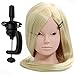 Neverland Beauty 30% Professional Real Hair 26 Inch Hairdressing Equipment Training Heads With Free Clamp And Make UP Function For College and Professional Use