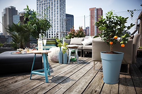 elho Loft Urban Rund Hoch Pflanzkübel 42cm – Anthrazit - 2