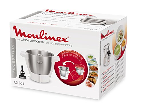 Gemüseschneider für Moulinex XF3831 + Dampfgarer XF384B + Ersatzschüssel XF380E - 3