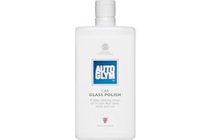 Autoglym Car Glass Polish, 500ml - Windscreen and Car Window Cleaner, Deep Cleaning Cream for Crystal Clear Vision Inside and Out