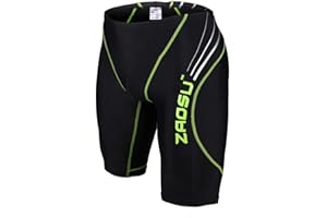 ZAOSU Wettkampf-Schwimmhose Z-Black - FINA Badehose für Jungen und Herren eng anliegend | Training Swimwear Men I Boys Swimming Jammer Sport