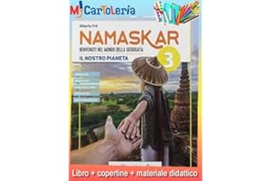 Rebillo NAMASKAR VOLUME 3 + EASY EBOOK (SU DVD) + EBOOK (9788869645716) + copertine + Il tuo libro scolastico copertinato con articoli di cartoleria per la scuola