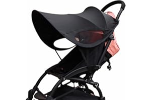 INSZKOOS Baby Kinderwagen Sonnenschutz Universal UV Schutz 50+ Sonnenverdeck Faltbar Verstellbar Buggy Sonnenschirm Wasserdicht Winddicht Anti-UV Sonnendach für Kinderwagen Buggy Kutsche Babyschale Sportwagen