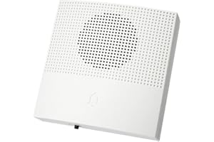 HOMEFURNISHMALL Sonnette de porte filaire, DC 12 V Sonnette filaire 38 sons de contrôle d'accès sonnerie sonnette filaire pour la maison et le bureau