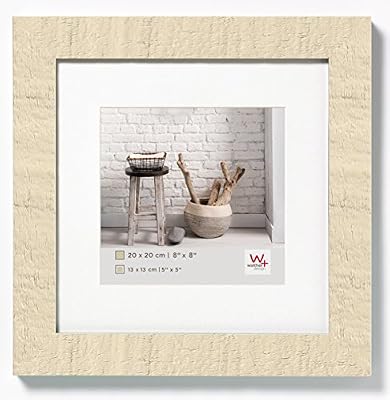 Walther, Home, Cadre Bois, HO220W, 20x20 cm, Blanc