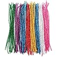 53ARTS Glitter Pipe Cleaner 12”: Multicolor: 100pcs : for HobbyCrafts, Scrapbooking, DIY Accessory