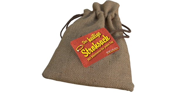 Der Heilige Strohsack 365 Bibelverse Fur Jeden Amazon De Bucher