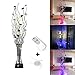 Produktbild Moderne Stehleuchte LED-Stehleuchte, Dimmbare Standardlampe Stehleuchte mit Fernbedienung und Fußschalter, Vase Dekorative Kristall-Stehlampe SUA ONG