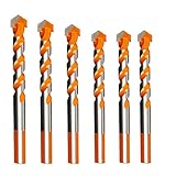 Dieser Satz von Bohrern, hat 4 Größen(6 Stück ), 6/8/10 und 12mm, um Ihre verschiedenen Aufgaben zu erfüllen.