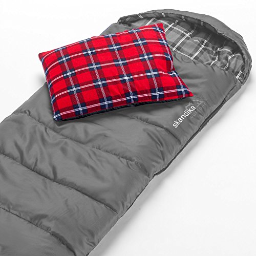 skandika Dundee Sleepyhead kuscheliges Kopfkissen Flanell 65×45 cm ideal für Schlafsack, Isomatte, Reisen etc - 3