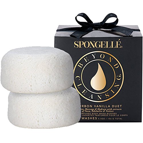 Bourbon vainilla con esponja de baño - Caja Duo por spongelle