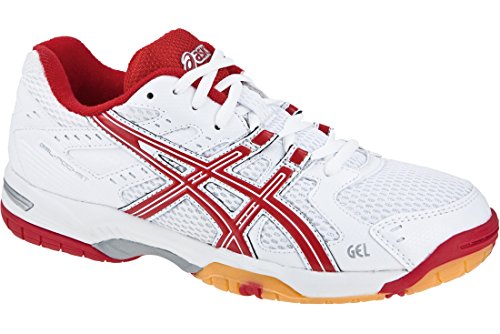 Asics Gel Rocket 6 B257N-0125 Womens White Shoes Size: 3 UK