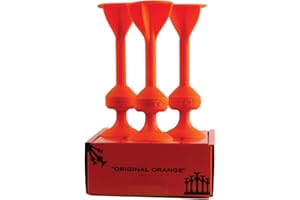 TOSSIT Juego Dardos de Silicona Ventosa - Juega con Familia y Amigos, Modos Petanca o Bocha Navidad, Diversión Portátil Todas Las Edades! Limited Edition Expansion, Orange