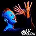 UV Glow Neon Face and Body Paint - 1x 10ml Blue