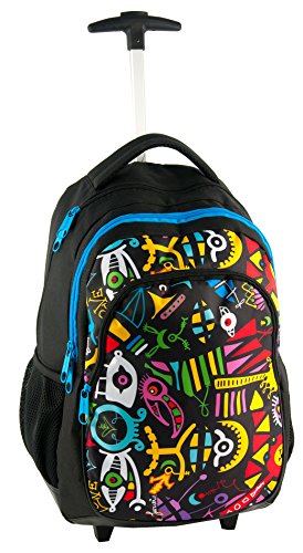 Preisvergleich Produktbild Schultrolley Rucksacktrolley Schulrucksack Trolley Reise Kinder Mädchen Jungen (Modell 3)