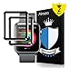 Produktbild Apple Watch 38mm Schutzfolie (2 Stück ), Alinsea iWatch 38mm Panzerglas Displayschutzfolie [9H Härte] [Kristall-Klar] [Blasenfrei] [Kratzfest] [3D Gebogen] Schutzfolie für Apple Watch 38mm Series 1 /2 / 3, Sport, Edition, Nike+