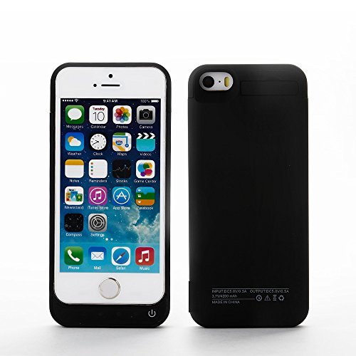 ZOGIN Funda Protectora Cargador con Bater a 4200mAh Funda de Bater a Externa para iPhone 5 5C 5S Color Negro reviews ZOGIN Funda Protectora Cargador con Bater a 4200mAh Funda de Bater a Externa para iPhone 5 5C 5S Color Negro